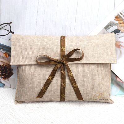 Eco Friendly Jute Bag Clothes Hair Handbag Packaging Envelope Dust Bag