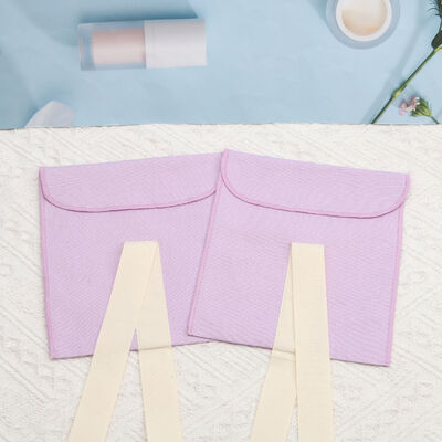Cotton Canvas Envelope Bag Jewelry Perfume Dust Packaging with Ribbon Bow