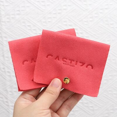 Microfiber Jewelry Envelope Pouch Reusable Luxury Bracelet Necklace Ring