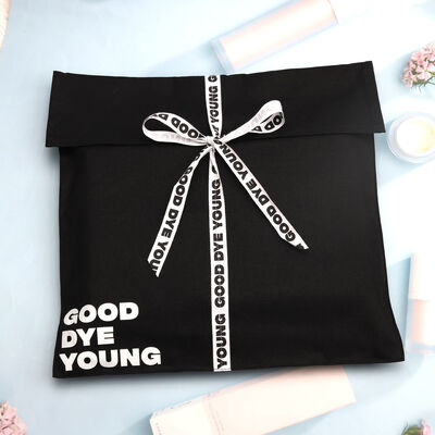 Black Soft Custom Dust Bag Cotton Canvas Envelope Pouch Clothes Shoes Gift Packing