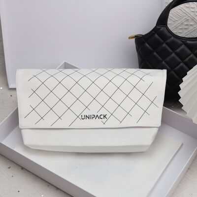 Luxury Cotton Twill Envelope Bag for Wallet Custom Logo Printed Flap Envelope Dust Bag