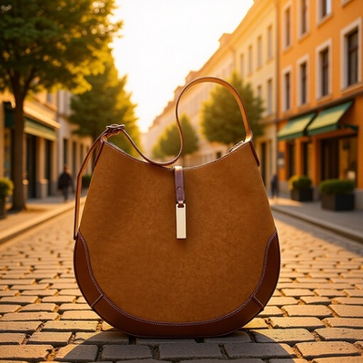 Retro Style PU Single Shoulder Crossbody Bag Compact Women'S Handbag