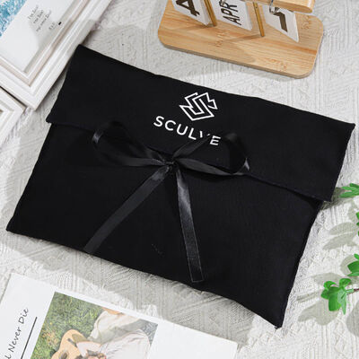 Customized Cotton Twill Scarf Underwear Books Envelope Packaging Bag With Logo