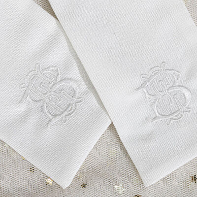 High End Lace Cotton Linen Ribbon Straps Design Gift Pouch Custom Embroidery Logo Cotton Linen Sachet Packaging Bag