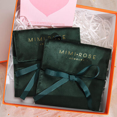 Personalized Suede Envelope Gift Bag With Logo High End Suede Flap Packaging Pouch