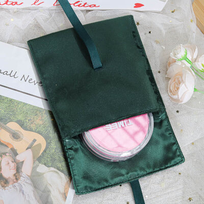 Personalized Suede Envelope Gift Bag With Logo High End Suede Flap Packaging Pouch
