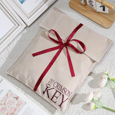 Large Capacity Beige Suede Clothing Pillow Envelope Storage Bag Customized Suede Envelope Packing Pouch