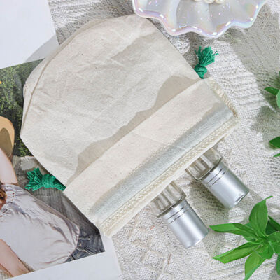 100pcs colorful organic 100% cotton drawstring dust bag natural muslin cotton bottle perfume candle storage pouch