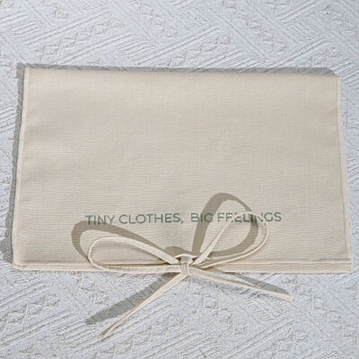 Ribbon Twill Cotton Envelope Bag Recyclable Washable for Clothes