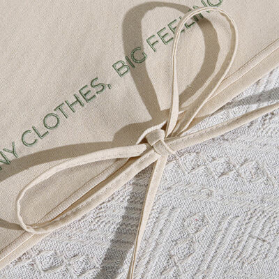 Ribbon Twill Cotton Envelope Bag Recyclable Washable for Clothes