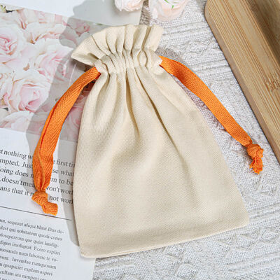 Large Capacity Cotton Twill Clothing Handbag Storage Bag Custom Logo 100% Cotton Drawstring Dust Pouch