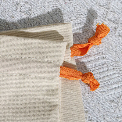 Large Capacity Cotton Twill Clothing Handbag Storage Bag Custom Logo 100% Cotton Drawstring Dust Pouch