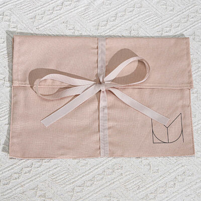 Ribbon Twill Cotton Envelope Bag Recyclable Washable for Clothes