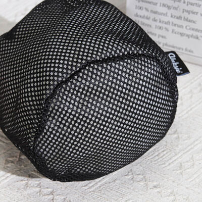 Black Round Bottom Cotton Drawstring Pouch Custom Fabric Label Cotton Candle Bottle Skincare Storage Drawstring Bag