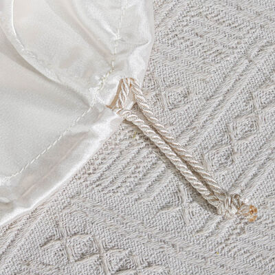 Customized Luxury Faux Silk Underwear Handbag Storage Pouch White Soft Faux Silk Drawstring Dust Bag
