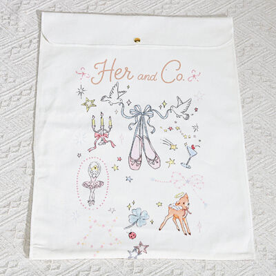 Custom Cotton Twill Clothing Pillow Packing Bag High End Cotton Gift Envelope Packaging Pouch