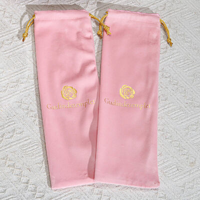 High Quality Velvet Perfume Jewelry Candle Packing Bag With Logo Customized Velvet Drawstring Gift Pouch
