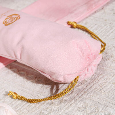 High Quality Velvet Perfume Jewelry Candle Packing Bag With Logo Customized Velvet Drawstring Gift Pouch