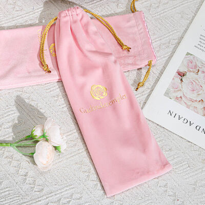 High Quality Velvet Perfume Jewelry Candle Packing Bag With Logo Customized Velvet Drawstring Gift Pouch