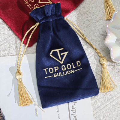 High Quality Velvet Perfume Jewelry Candle Packing Bag With Logo Customized Velvet Drawstring Gift Pouch