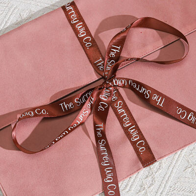 Luxury Pink Suede Gift Envelope Packing Bag With Ribbon Customized Velvet Book Clothing Storage Envelope Pouch With Satin Lining