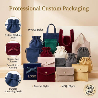 Square Bottom Canvas Cosmetic Bag Dustproof with Pink Shoe Handbag Packing