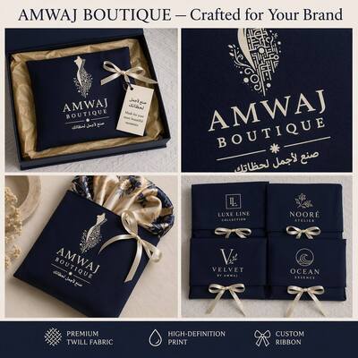 Custom Logo Premium Twill Fabric Gift Box Satin Ribbon Bow Luxury Jewelry Packaging for Necklace Bracelet Ring Wholesale OEM