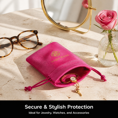 Customized Soft Velvet Perfume Jewelry Drawstring Gift Bag With Logo Durable Flannel Drawstring Watch Accessories Drawstring Packing Pouch