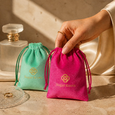 Customized Soft Velvet Perfume Jewelry Drawstring Gift Bag With Logo Durable Flannel Drawstring Watch Accessories Drawstring Packing Pouch