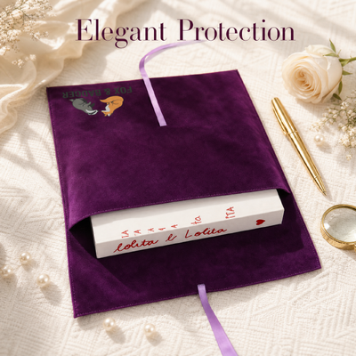 Customized Cute Pattern Suede Envelope Gift Pouch With Bow Elegant Pink Suede Envelope Hair Bundles Underwear Storage Envelope Bag