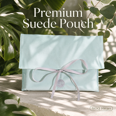 Personalized Light Green Velvet Envelope Swimsuit Underwear Flap Dust Bag Custom Embroidery Logo Velvet Envelope Gift Envelope Pouch