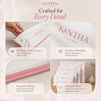 Recyclable Cotton Twill Clothing Envelope Dust Pouch with logo Custom Design Cotton Scarf Hair Extension Envelope Packing Bag
